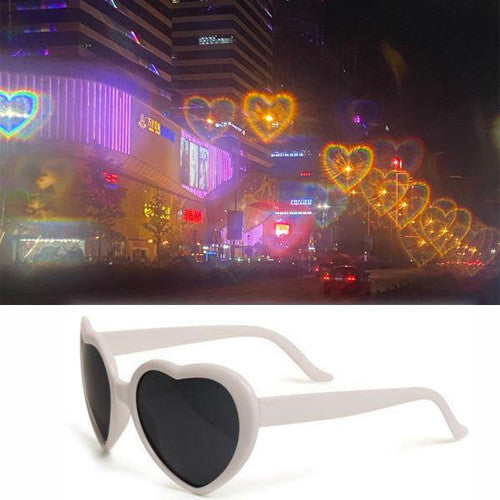 Lunettes De Diffraction - Effet De Lumière Cœur