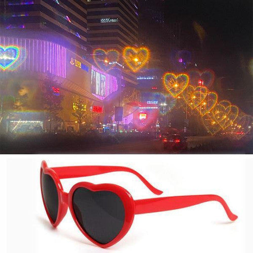 Lunettes De Diffraction - Effet De Lumière Cœur