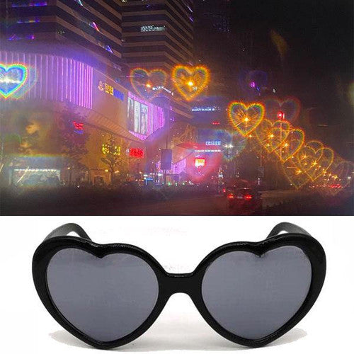 Lunettes De Diffraction - Effet De Lumière Cœur