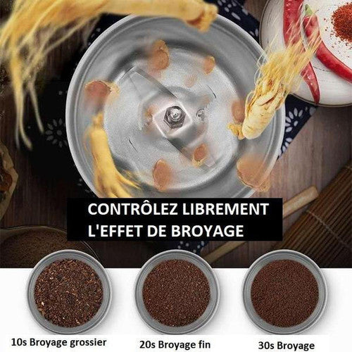 Machine broyeur à café électrique | Mini broyeur de café électrique multifonctionnel
