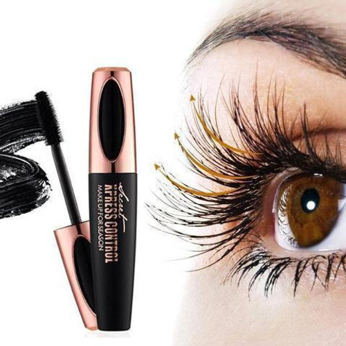 Mascara pour cils en fibre de soie 4D