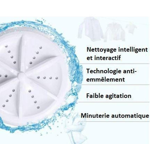 Mini Lave-vaisselle | Lave-linge Ultrasonique Portable