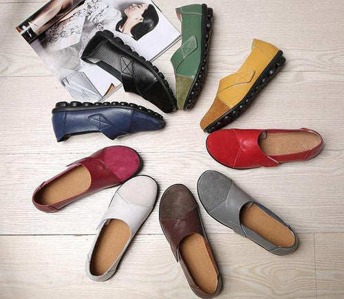 Mocassins Orthopédiques En Cuir