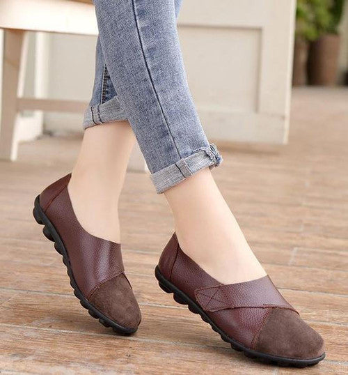 Mocassins Orthopédiques En Cuir