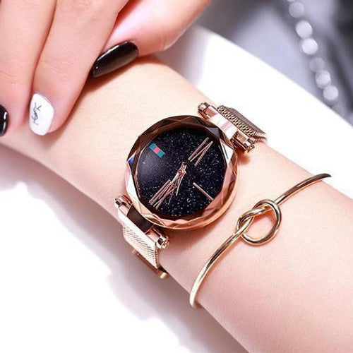 Montre étanche ciel étoilé pour femmes