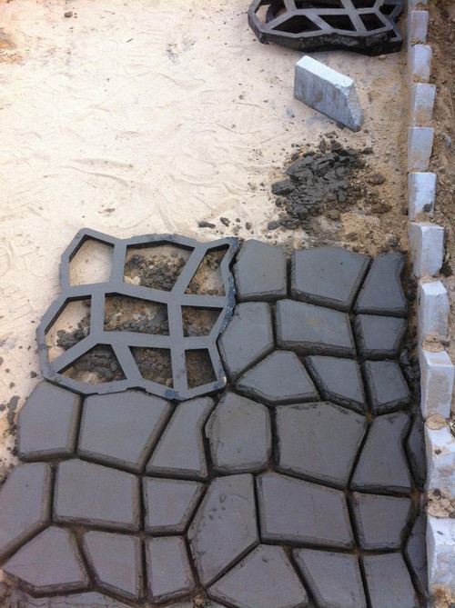 Moule à Pavé pour Carrelage de Jardin