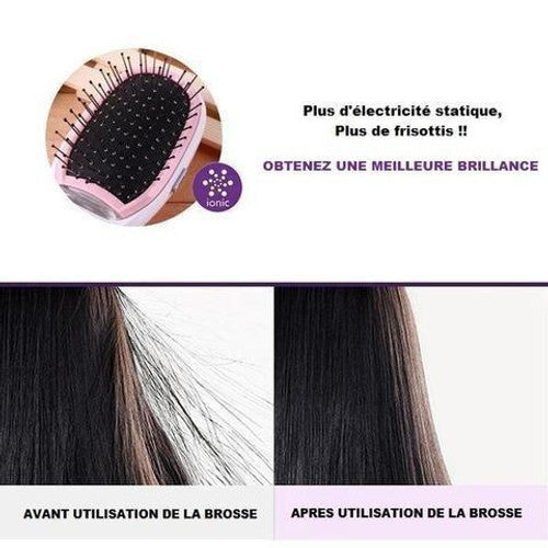 Nouvelle brosse à cheveux ionique