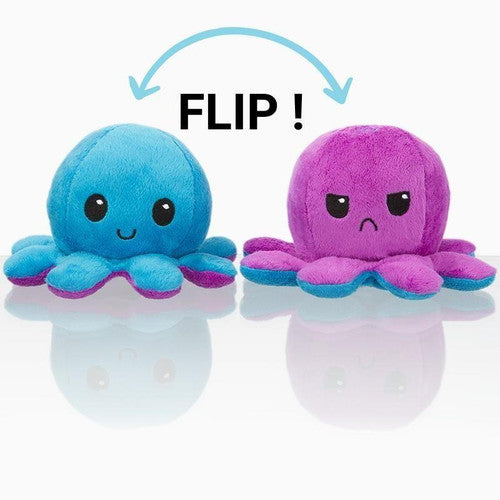 Peluche Pieuvre Réversible