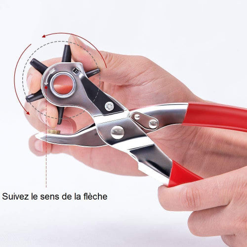 Pince Perforatrice Rotative Pour Sangles En Cuir