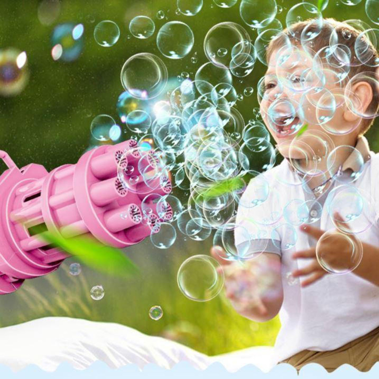 Pistolet à Bulles De Savon Electrique