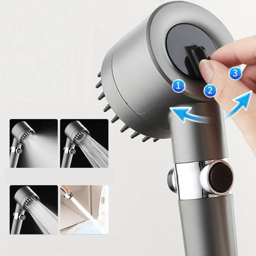 Pommeau De Douche Haute Pression Economique 4-en-1