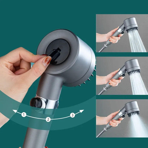Pommeau De Douche Haute Pression Economique 4-en-1