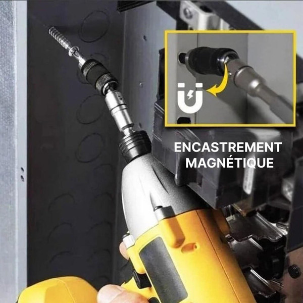 Porte-embout Magnétique Pivotant Pour Visseuse