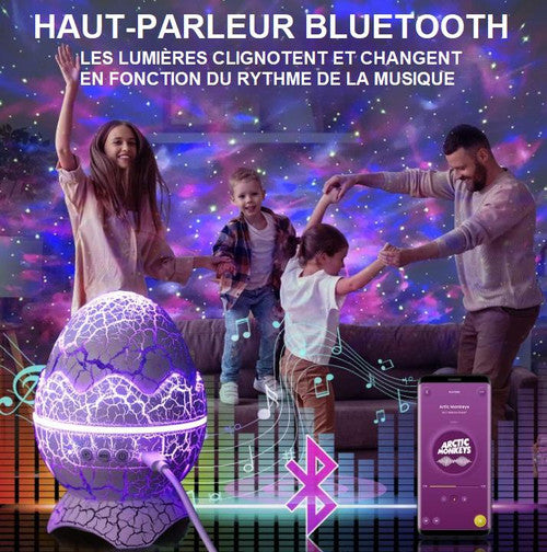 Projecteur Galaxie - Ciel Etoilé - Oeuf du Jurassique