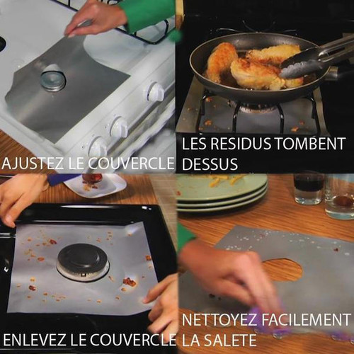 Protecteur De Cuisinière au gaz (lot de 4)
