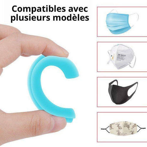 Protèges Oreilles en Silicone pour Masque