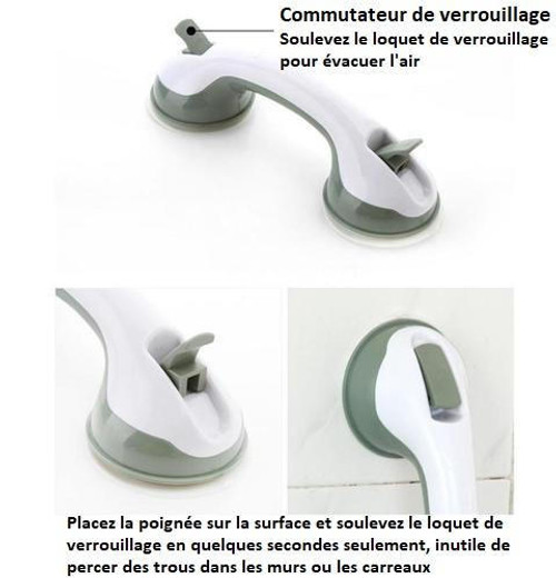Rampe De Sécurité Antidérapante Pour Salle De Bain