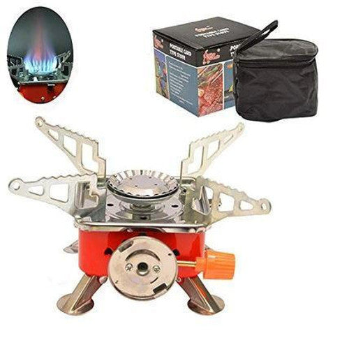 Réchauds de Camping à Gaz Portable Brûleur de Cuisinière Pliable Ultra-léger