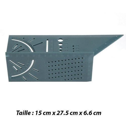 Règle de Charpentier à 90 Degrés 3D