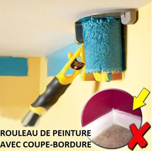 Rouleau de Peinture avec Coupe-bordure
