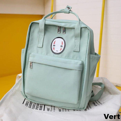 Sac Couleur Pastel avec Tête Kawaii
