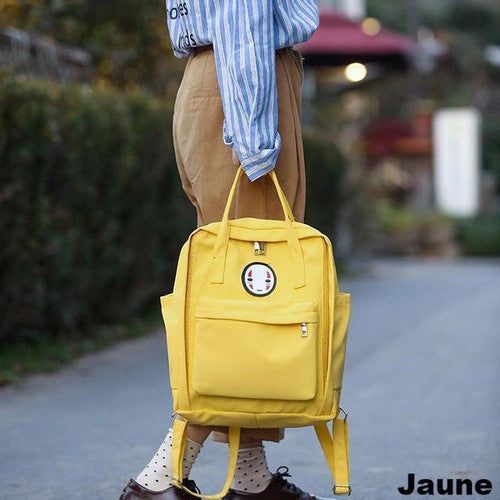 Sac Couleur Pastel avec Tête Kawaii