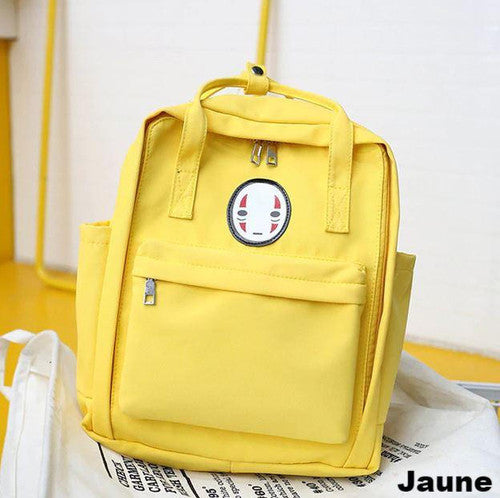 Sac Couleur Pastel avec Tête Kawaii