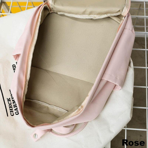Sac Couleur Pastel avec Tête Kawaii