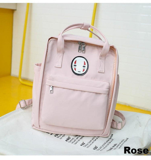 Sac Couleur Pastel avec Tête Kawaii