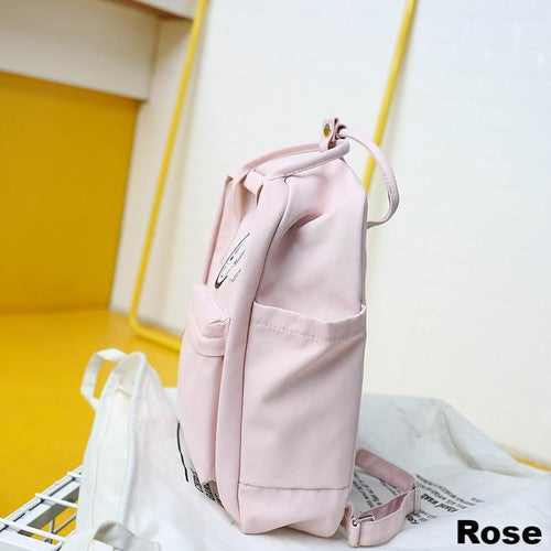 Sac Couleur Pastel avec Tête Kawaii