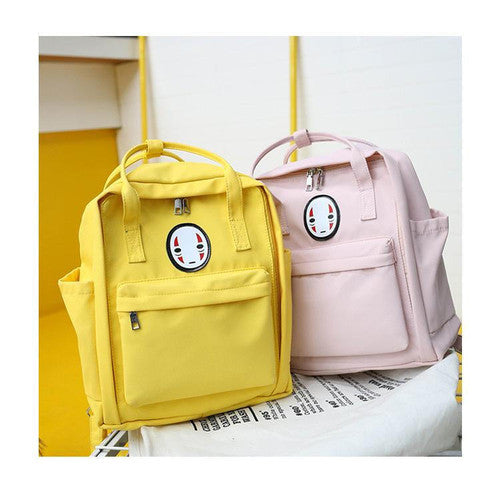 Sac Couleur Pastel avec Tête Kawaii