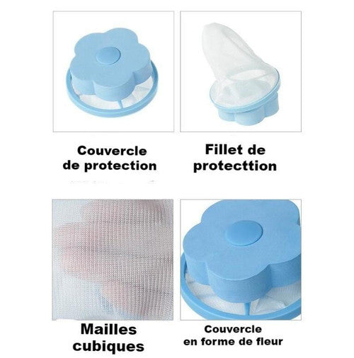 Sac Filtrant en Maille Pour Lave-linge