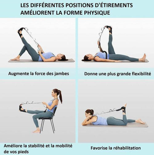 Sangle De Yoga - Étirement en toute sécurité