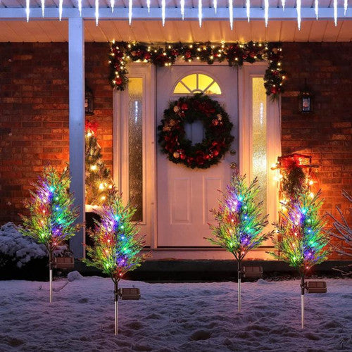 Sapin de Noel Lumineux Extérieur Solaire