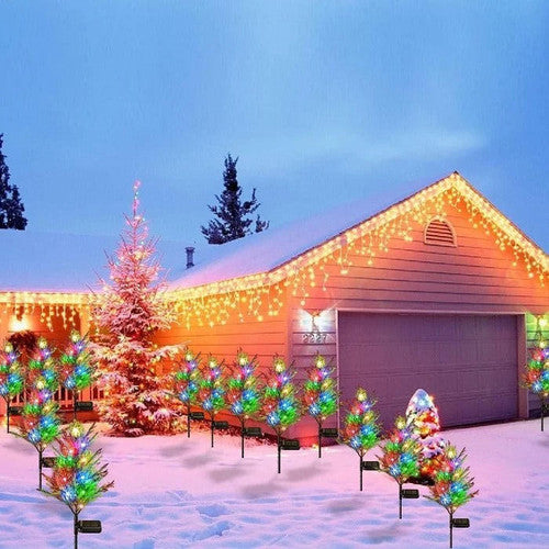 Sapin de Noel Lumineux Extérieur Solaire