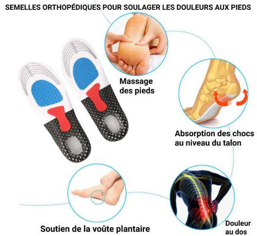 Semelles Orthopédiques Sport et Vie Quotidienne - HealthCare™