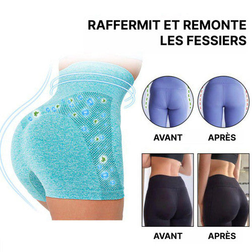 Short De Compression Femme En Tourmaline