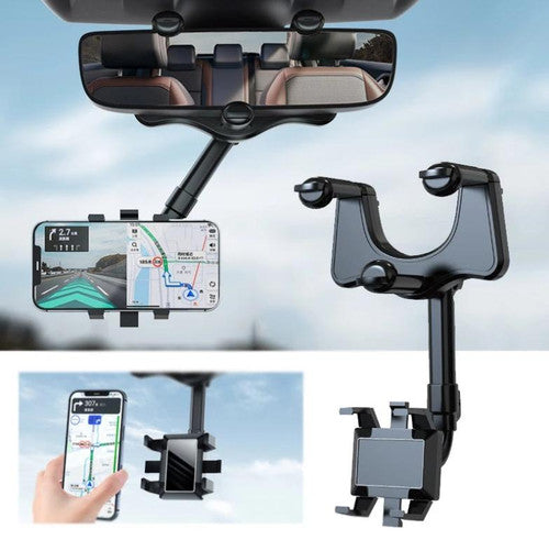 Support De Téléphone Rotatif Et Rétractable Pour Voiture
