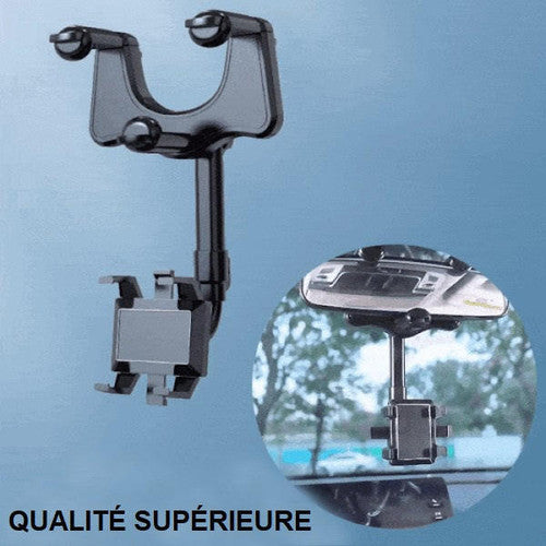Support De Téléphone Rotatif Et Rétractable Pour Voiture