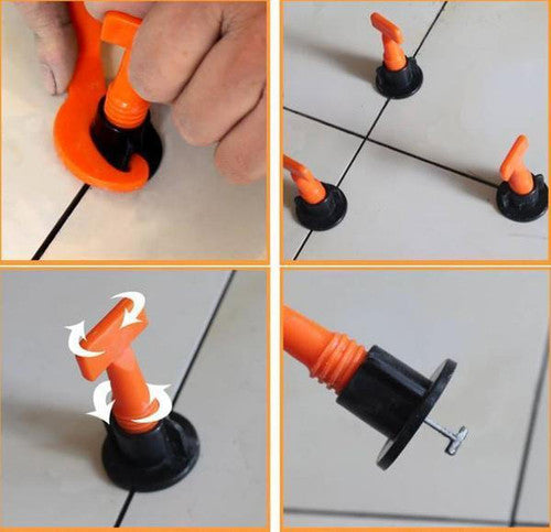 Système De Nivellement Des Carreaux Réutilisable (lot de 50)