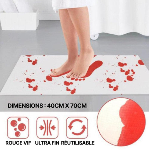 Tapis De Bain Halloween Sanglant