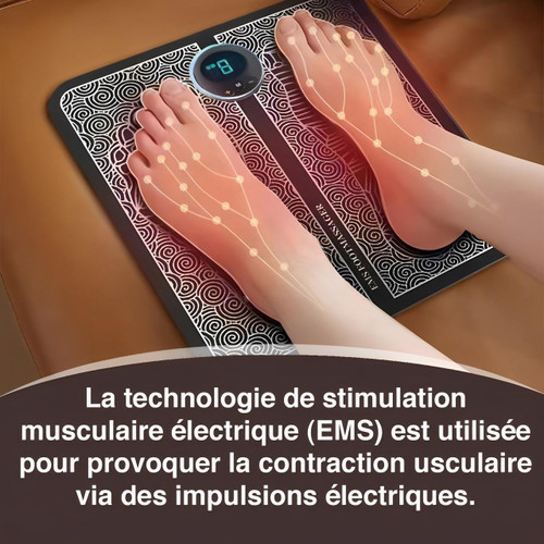 Tapis De Massage De Pieds Electrique