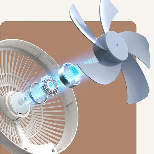 Ventilateur Portable Et Mural 2-en-1