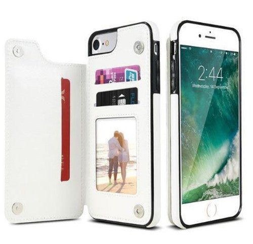 Etui En Cuir De Luxe Pour I-Phone Multi-Usage
