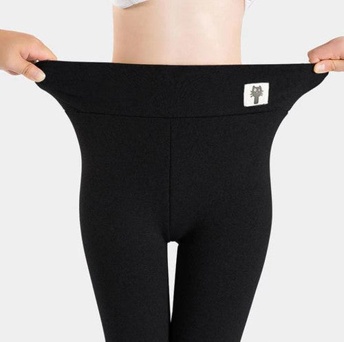 Legging en laine Polaire Femme pour Hiver