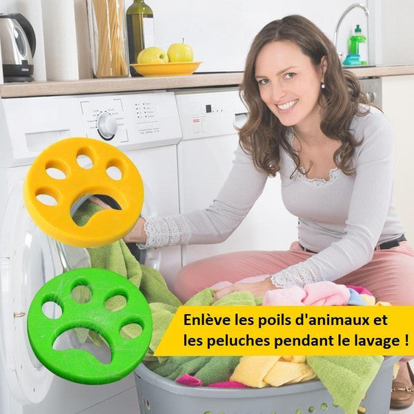 Anti poils animaux machine à laver - Patte Anti-peluche
