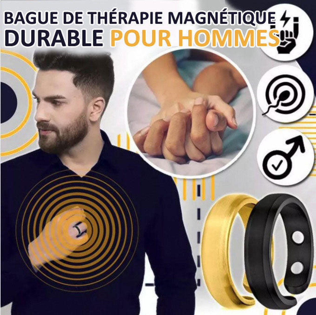 Bague De Thérapie Magnétique