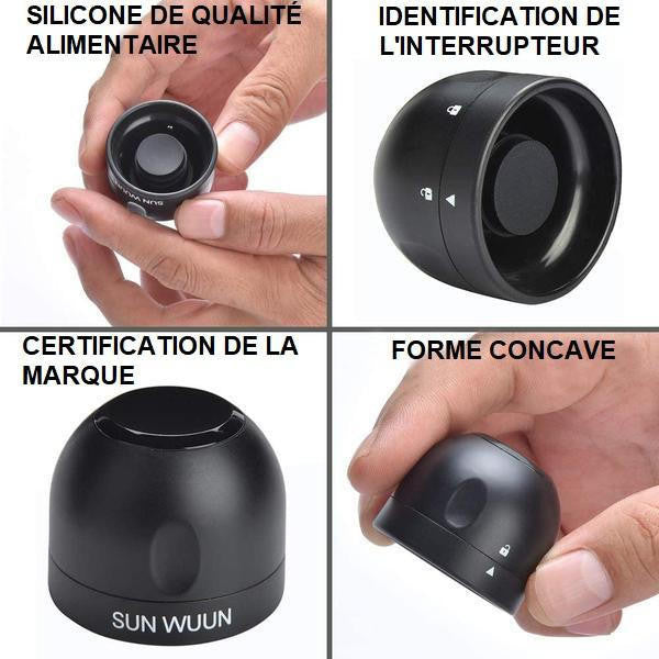Bouchon Hermétique En Silicone Pour Bouteille De Vin, Bière Et Champagne