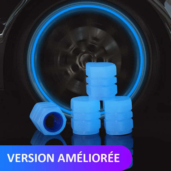 Bouchons De Valve Lumineux 4 Pièces