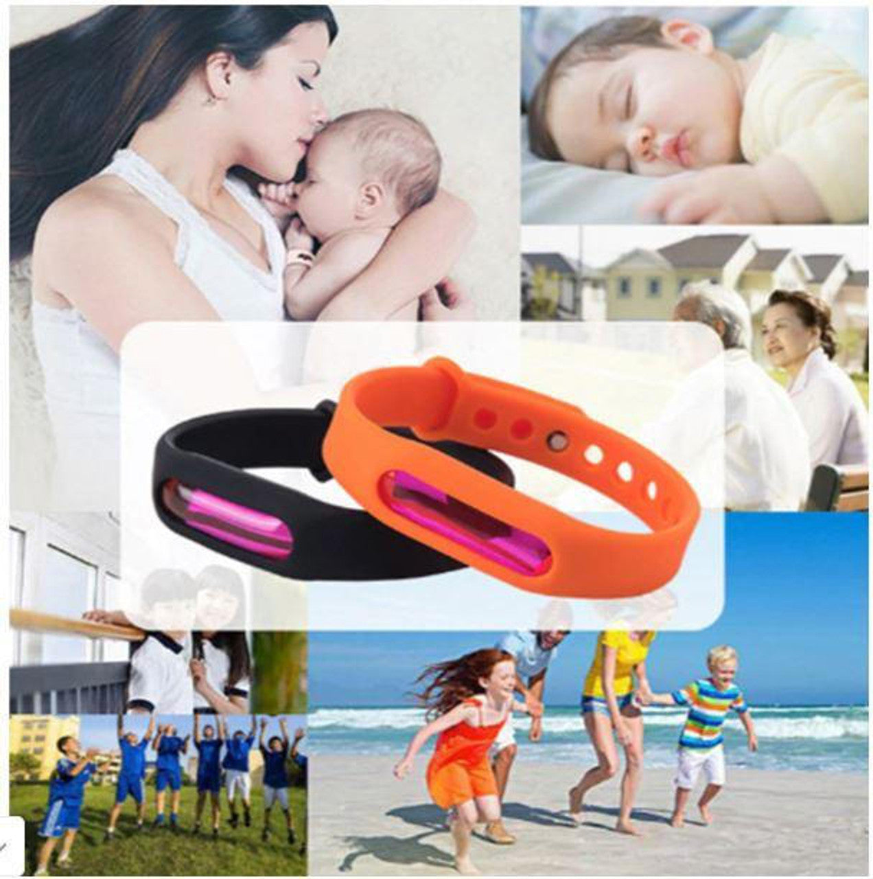 Bracelet Anti-moustiques et Anti-parasitaire (protection avancée)